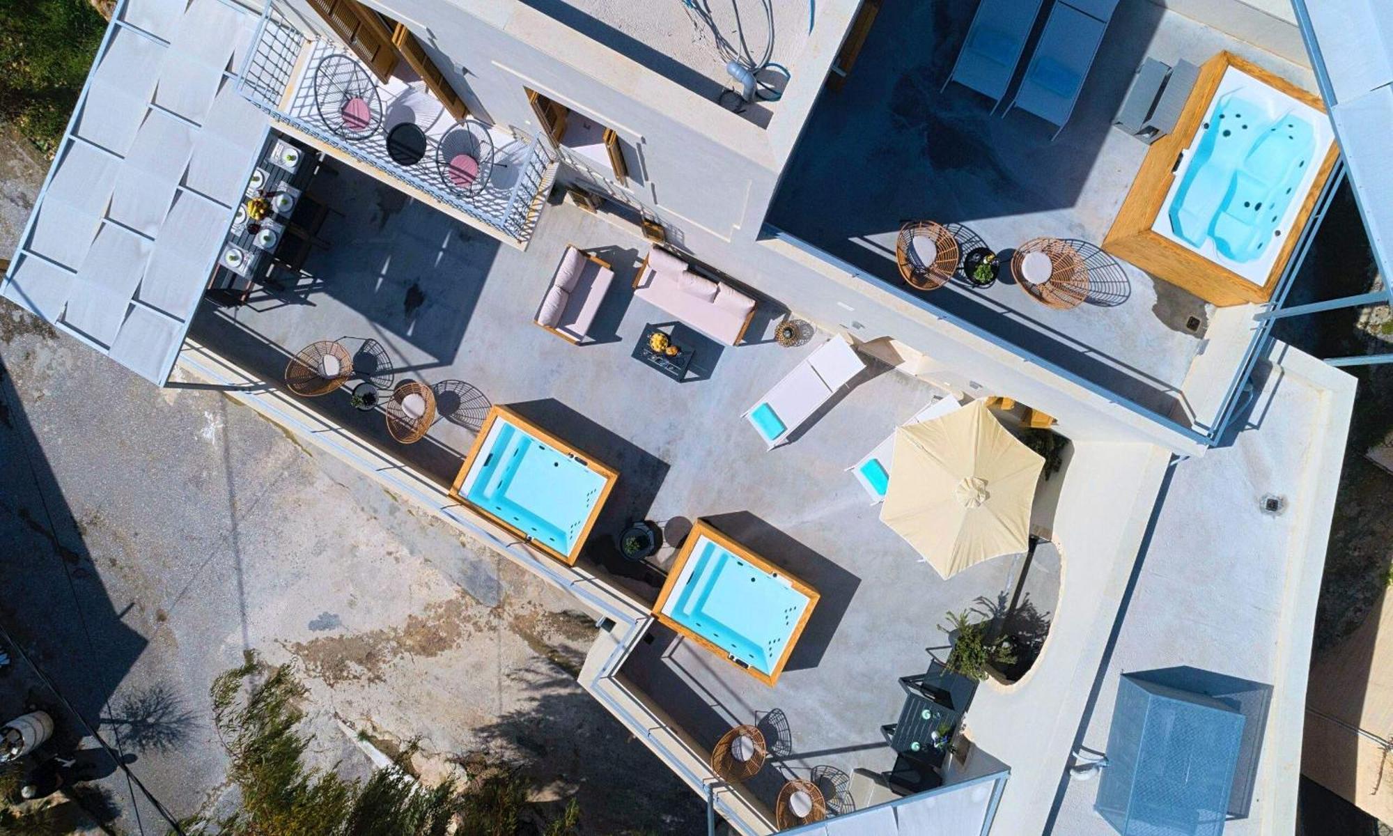 Sun Stone Villas Kournás Exterior foto