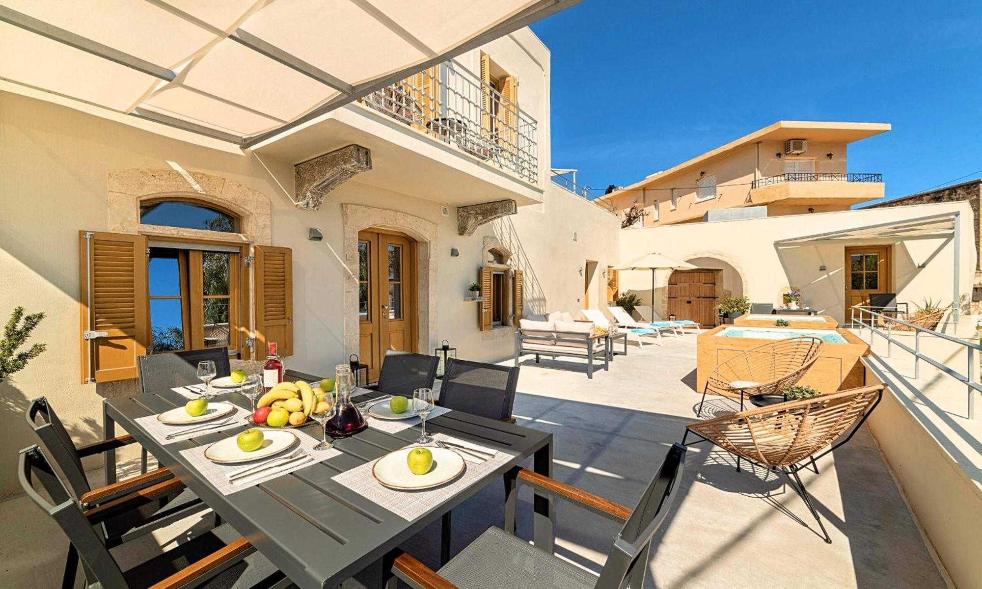 Sun Stone Villas Kournás Exterior foto